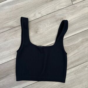 Zara Black Seamless Top